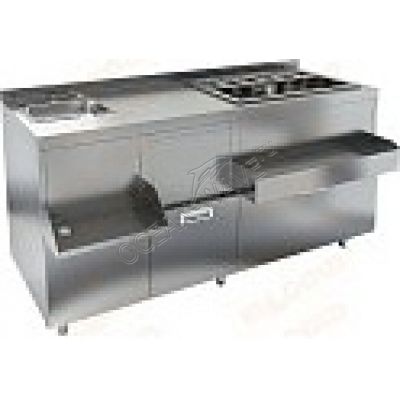 Барная станция HICOLD НБМКС-15/6БПК - купить в интернет-магазине OCEAN-WAVE.ru