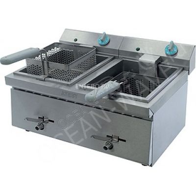 Фритюрница ATESY Таверна-2005 2-секционная, 600 мм - купить в интернет-магазине OCEAN-WAVE.ru