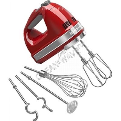 Миксер ручной KitchenAid 5KHM9212EER красный - купить в интернет-магазине OCEAN-WAVE.ru
