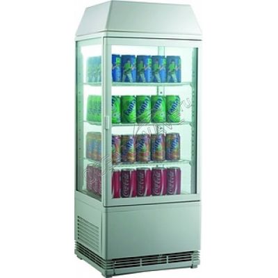 Витрина холодильная Convito RT78L-1 серебристая - купить в интернет-магазине OCEAN-WAVE.ru