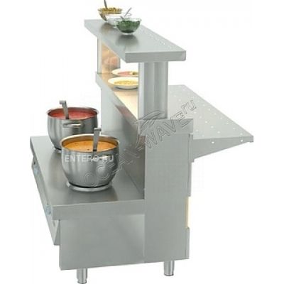 Мармит ATESY Ривьера (для первых блюд, 2-конфорочный) - купить в интернет-магазине OCEAN-WAVE.ru