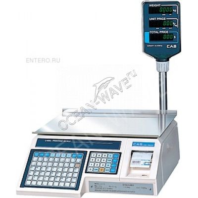Весы торговые CAS LP-06R (v1.6) - купить в интернет-магазине OCEAN-WAVE.ru