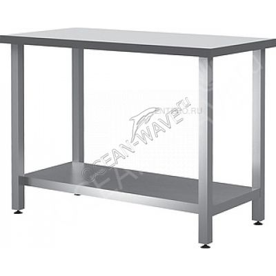 Стол производственный Cryspi СРЦН Э1 СП 1400х800х850 - купить в интернет-магазине OCEAN-WAVE.ru
