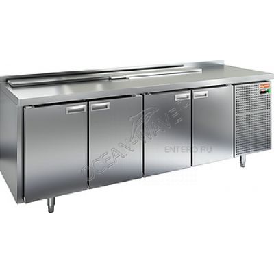 Стол для салатов HICOLD SL2-1111GN (1/6) с крышкой - купить в интернет-магазине OCEAN-WAVE.ru