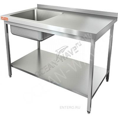 Ванна моечная HICOLD НСО1М-14/7БПЛ ЭН - купить в интернет-магазине OCEAN-WAVE.ru