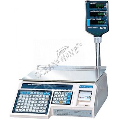 Весы торговые CAS LP-30R (v1.6) - купить в интернет-магазине OCEAN-WAVE.ru