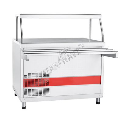 Прилавок-витрина Abat ПВВ(Н)-70КМ-НШ - купить в интернет-магазине OCEAN-WAVE.ru