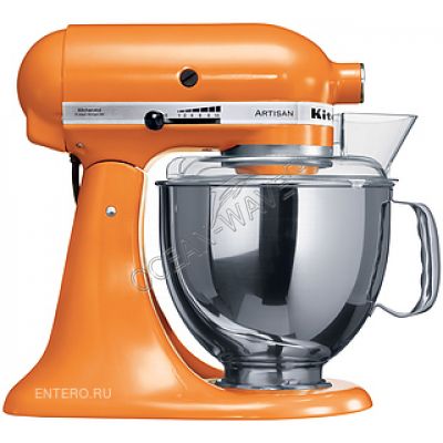 Миксер планетарный KitchenAid 5KSM175PSETG мандариновый - купить в интернет-магазине OCEAN-WAVE.ru
