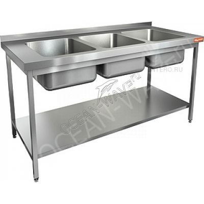 Ванна моечная HICOLD НСО3М-16/7БП ЭН - купить в интернет-магазине OCEAN-WAVE.ru