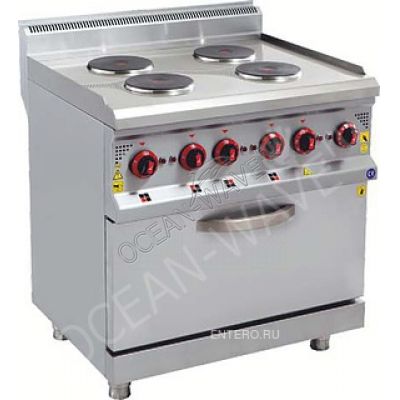 Плита электрическая Gastroinox KRCS-FOE 870 - купить в интернет-магазине OCEAN-WAVE.ru