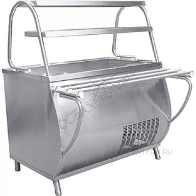 Прилавок-витрина Abat ПВВ(Н)-70М-01-НШ - купить в интернет-магазине OCEAN-WAVE.ru