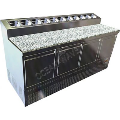 Стол холодильный Gastrolux СОП4Г-196/4Д/Sр - купить в интернет-магазине OCEAN-WAVE.ru