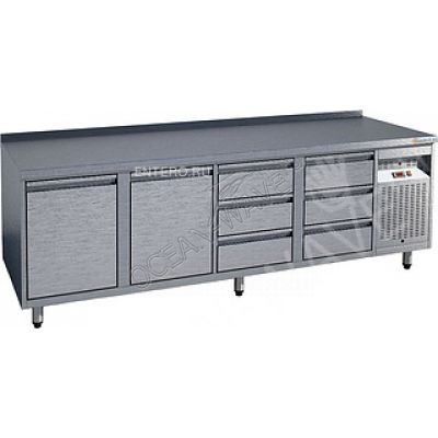 Стол холодильный Gastrolux СОБ4Г-227/2Д6Я/S - купить в интернет-магазине OCEAN-WAVE.ru