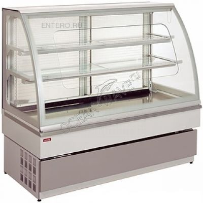 Витрина кондитерская UNIS Georgia III 1500 Self-service, gold - купить в интернет-магазине OCEAN-WAVE.ru