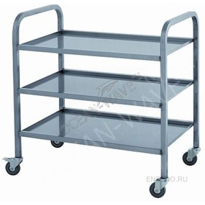 Тележка сервировочная ATESY ТС-3 - купить в интернет-магазине OCEAN-WAVE.ru