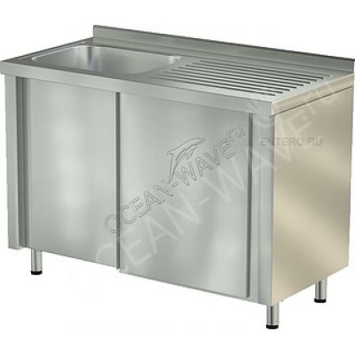 Ванна моечная ATESY СТМ-1/1200/600 Купе (ванна слева) - купить в интернет-магазине OCEAN-WAVE.ru