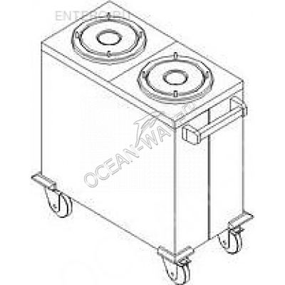 Диспенсер для тарелок Kovinastroj (Kogast) 2TNC32 - купить в интернет-магазине OCEAN-WAVE.ru