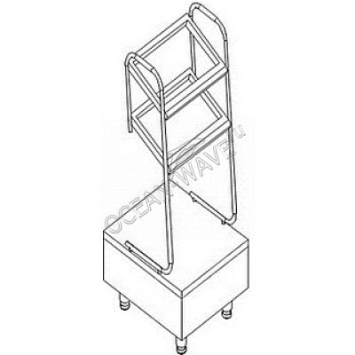 Прилавок для подносов и столовых приборов Kovinastroj (Kogast) SPPC-2 - купить в интернет-магазине OCEAN-WAVE.ru