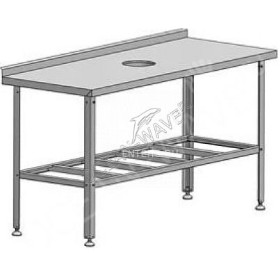 Стол производственный Марихолодмаш СПСО-1-0,6-0,6 - купить в интернет-магазине OCEAN-WAVE.ru