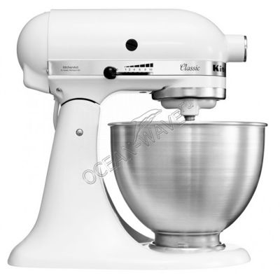 Миксер планетарный KitchenAid 5K45SSEWH белый - купить в интернет-магазине OCEAN-WAVE.ru