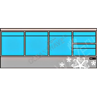 Стол холодильный Кобор NC7-3D2B - купить в интернет-магазине OCEAN-WAVE.ru