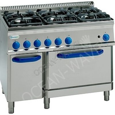 Плита газовая Tecnoinox PF105GG7 - купить в интернет-магазине OCEAN-WAVE.ru