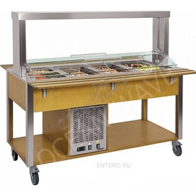 Стол шведский Metalcarrelli 6900.6M-R - купить в интернет-магазине OCEAN-WAVE.ru