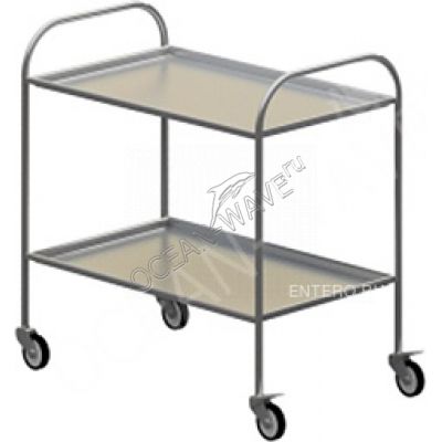 Тележка сервировочная Cryspi ТС Э с 2 полками - купить в интернет-магазине OCEAN-WAVE.ru