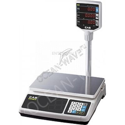 Торговые весы CAS PR-15P - купить в интернет-магазине OCEAN-WAVE.ru