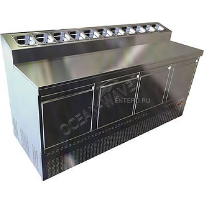 Стол холодильный Gastrolux СОП4-196/4Д/Sр - купить в интернет-магазине OCEAN-WAVE.ru