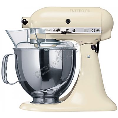 Миксер планетарный KitchenAid 5KSM125EAC кремовый - купить в интернет-магазине OCEAN-WAVE.ru