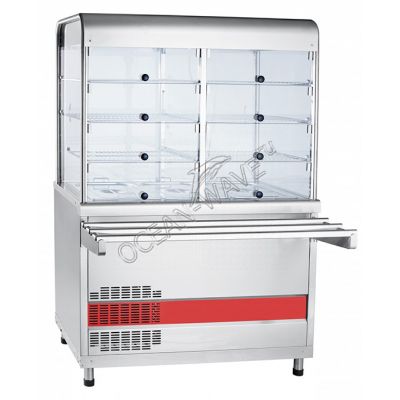 Прилавок-витрина Abat ПВВ(Н)-70КМ-С-02-НШ - купить в интернет-магазине OCEAN-WAVE.ru