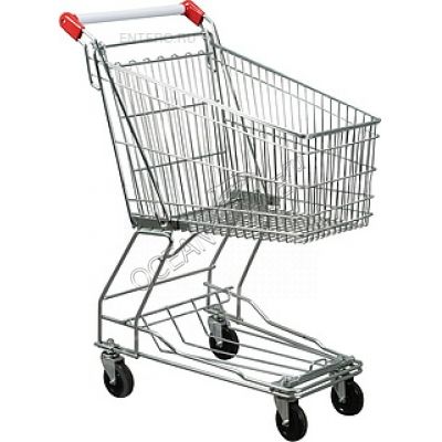 Тележка покупательская EKSI ESX-80 TPR красная - купить в интернет-магазине OCEAN-WAVE.ru