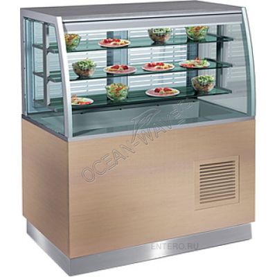 Прилавок-витрина холодильный Enofrigo SALSA CERVINO RF VT 1400 ВЕНГЕ - купить в интернет-магазине OCEAN-WAVE.ru