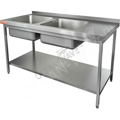 Ванна моечная HICOLD НСО2М-16/7БПЛ ЭЦ - купить в интернет-магазине OCEAN-WAVE.ru