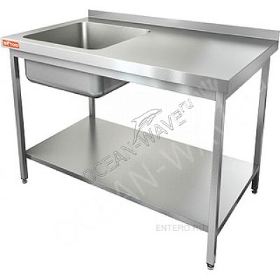 Ванна моечная HICOLD НСО1М-14/6БПЛ ЭН - купить в интернет-магазине OCEAN-WAVE.ru