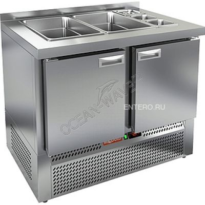 Стол для салатов HICOLD SLE3-11GN без крышки - купить в интернет-магазине OCEAN-WAVE.ru