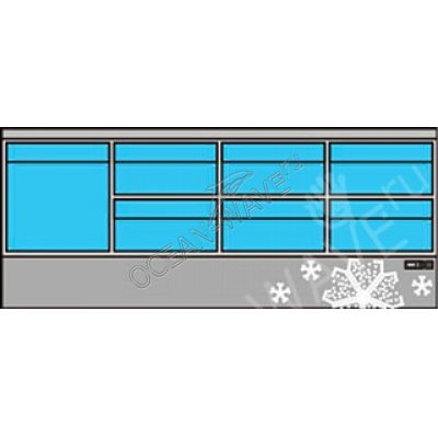 Стол холодильный Кобор NC7-1D6B - купить в интернет-магазине OCEAN-WAVE.ru