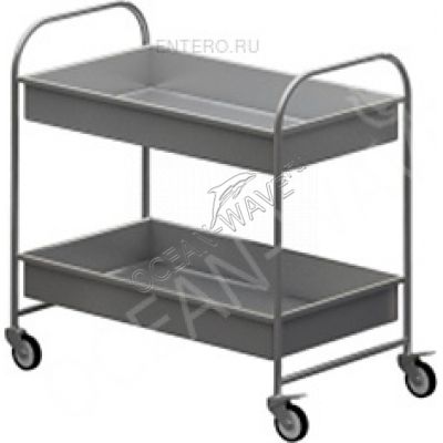 Тележка для сбора посуды Cryspi ТГП-2П - купить в интернет-магазине OCEAN-WAVE.ru