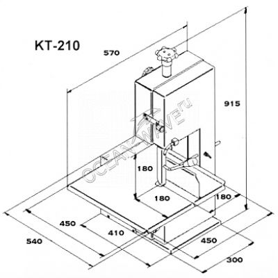 Пила для мяса Koneteollisuus KT 210 - купить в интернет-магазине OCEAN-WAVE.ru