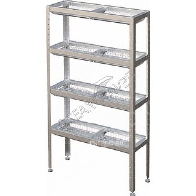 Стеллаж кухонный ATESY СКТС-900-Э - купить в интернет-магазине OCEAN-WAVE.ru