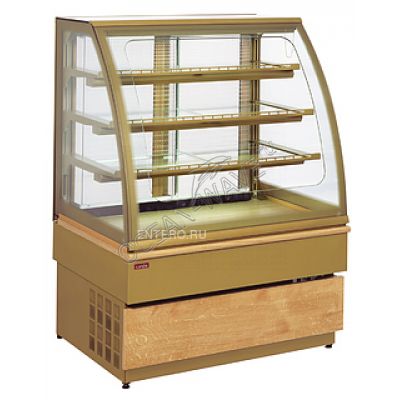 Витрина кондитерская UNIS Georgia III 1000 Self-service, gold - купить в интернет-магазине OCEAN-WAVE.ru