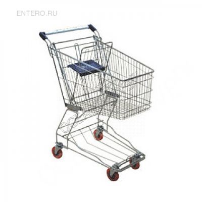 Тележка покупательская EKSI ESX-100A TPR красная - купить в интернет-магазине OCEAN-WAVE.ru