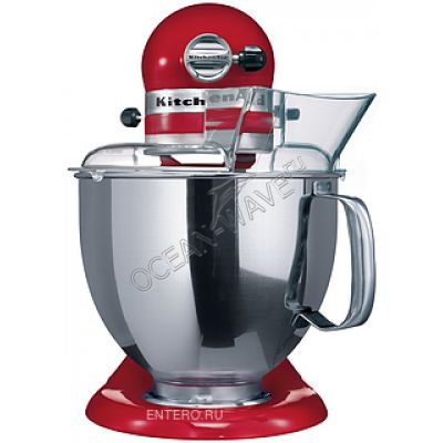 Миксер планетарный KitchenAid 5KSM125EER красный - купить в интернет-магазине OCEAN-WAVE.ru
