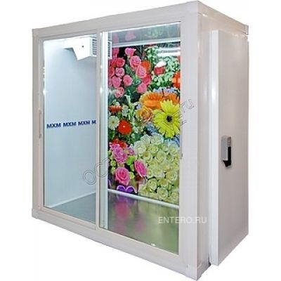 Холодильная камера замкового соединения Марихолодмаш КХ-4,41 (стеклопакет, двери купе, стандратная дверь) - купить в интернет-магазине OCEAN-WAVE.ru