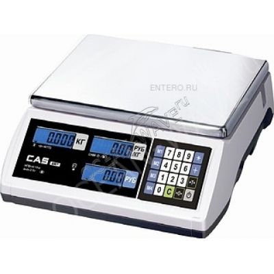 Торговые весы CAS ER JR-6CB - купить в интернет-магазине OCEAN-WAVE.ru