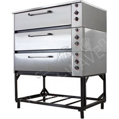 Шкаф жарочно-пекарский Тулаторгтехника ЭШП-3с(у) нерж. сталь - купить в интернет-магазине OCEAN-WAVE.ru