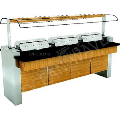 Салат-бар тепловой INOKSAN INO-OSA-DL233 - купить в интернет-магазине OCEAN-WAVE.ru