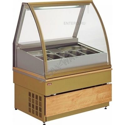 Витрина для мороженого UNIS Georgia III 1000 inox - купить в интернет-магазине OCEAN-WAVE.ru