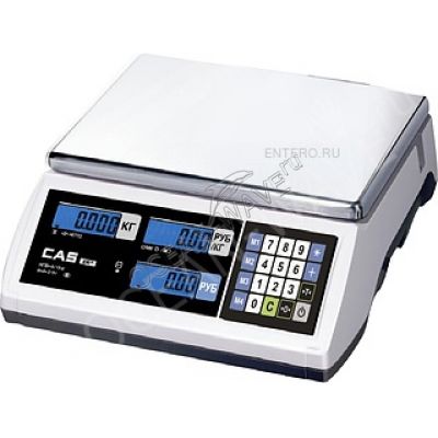 Торговые весы CAS ER JR-30CB - купить в интернет-магазине OCEAN-WAVE.ru